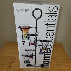 Home Essentials 7 Piece Shooter / Shot Glasses Set - Twister